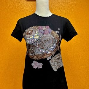 T-shirt for women with rhinestones